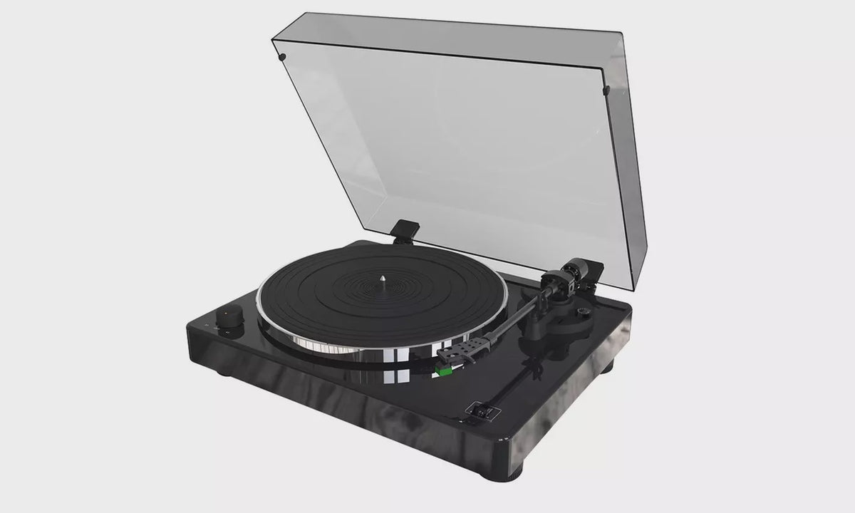 Monoprice Turntable with Audio-Technica AT-100E