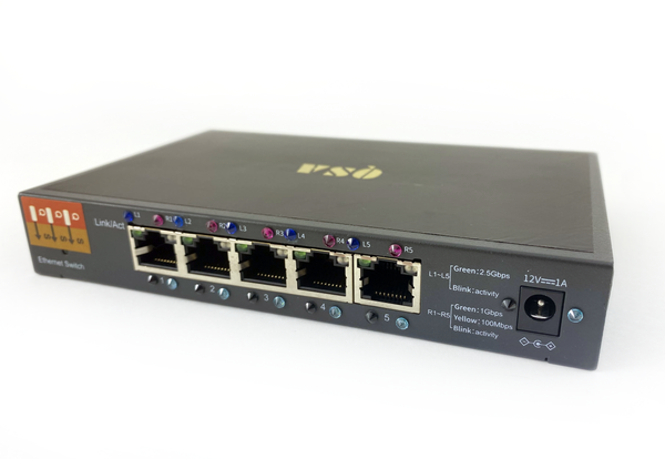 Quantum Science Audio (QSA) Network Switch Crystal Gold