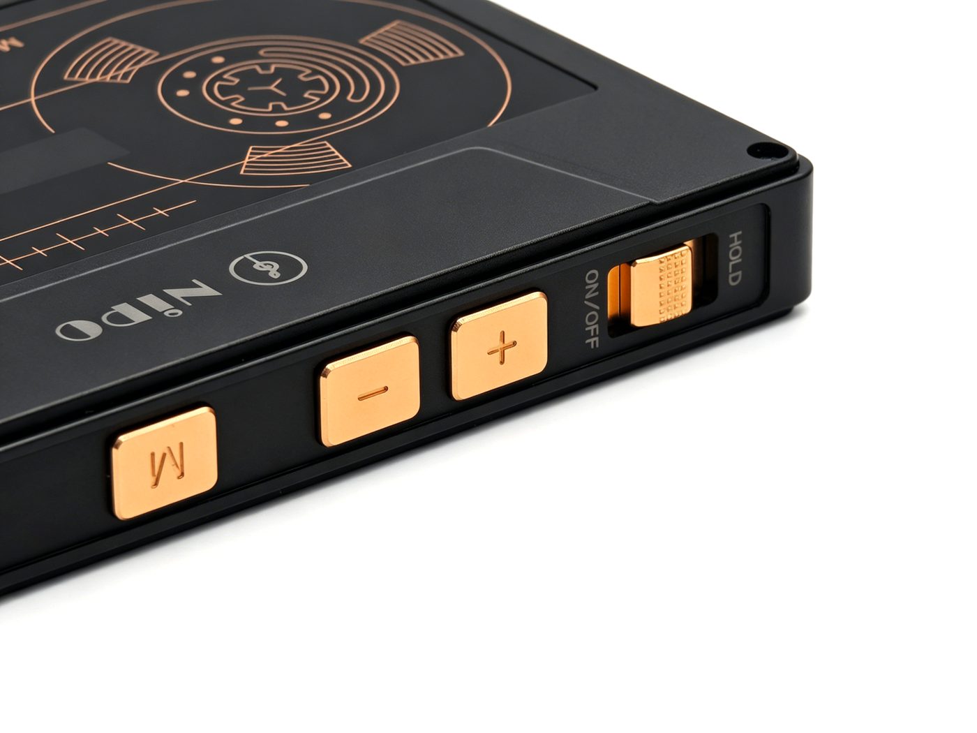 The buttons and the hold switch. Photo: NiPO.