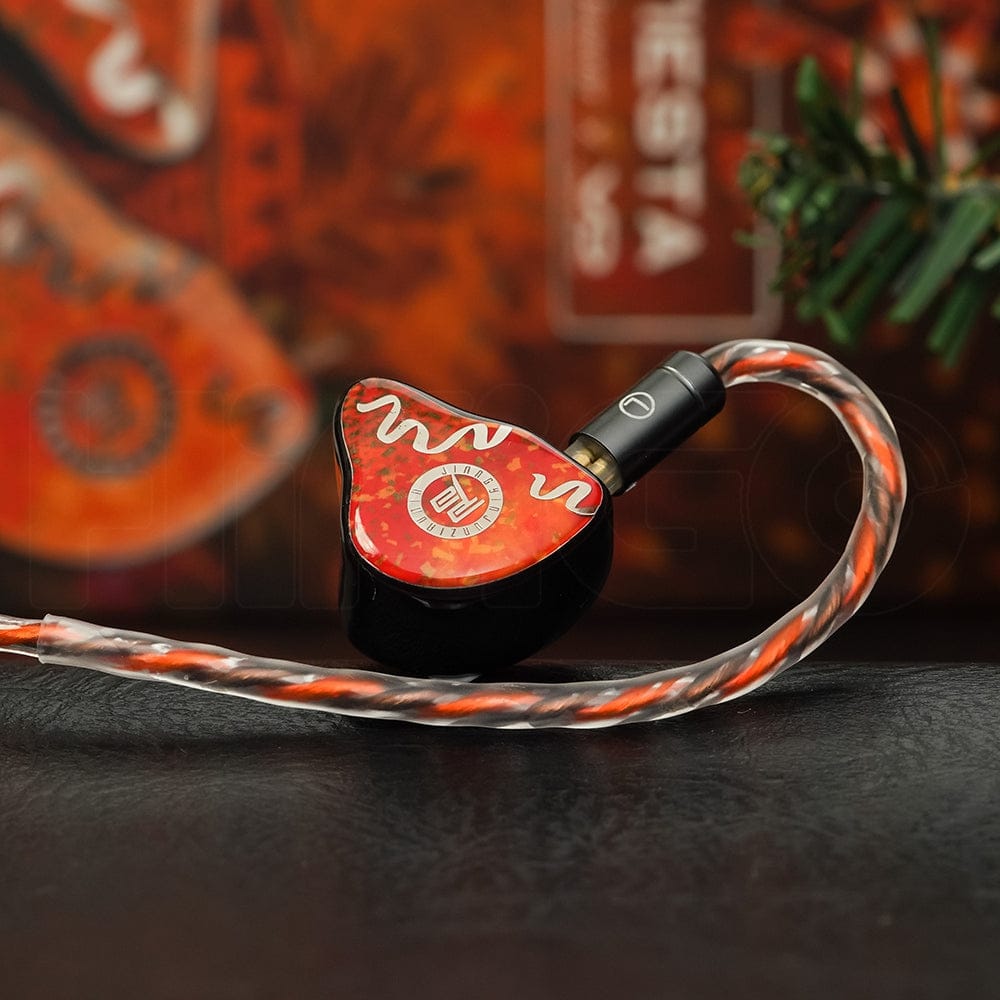 Single Fiesta earpiece with stock cable. Photo: Juzear Audio.