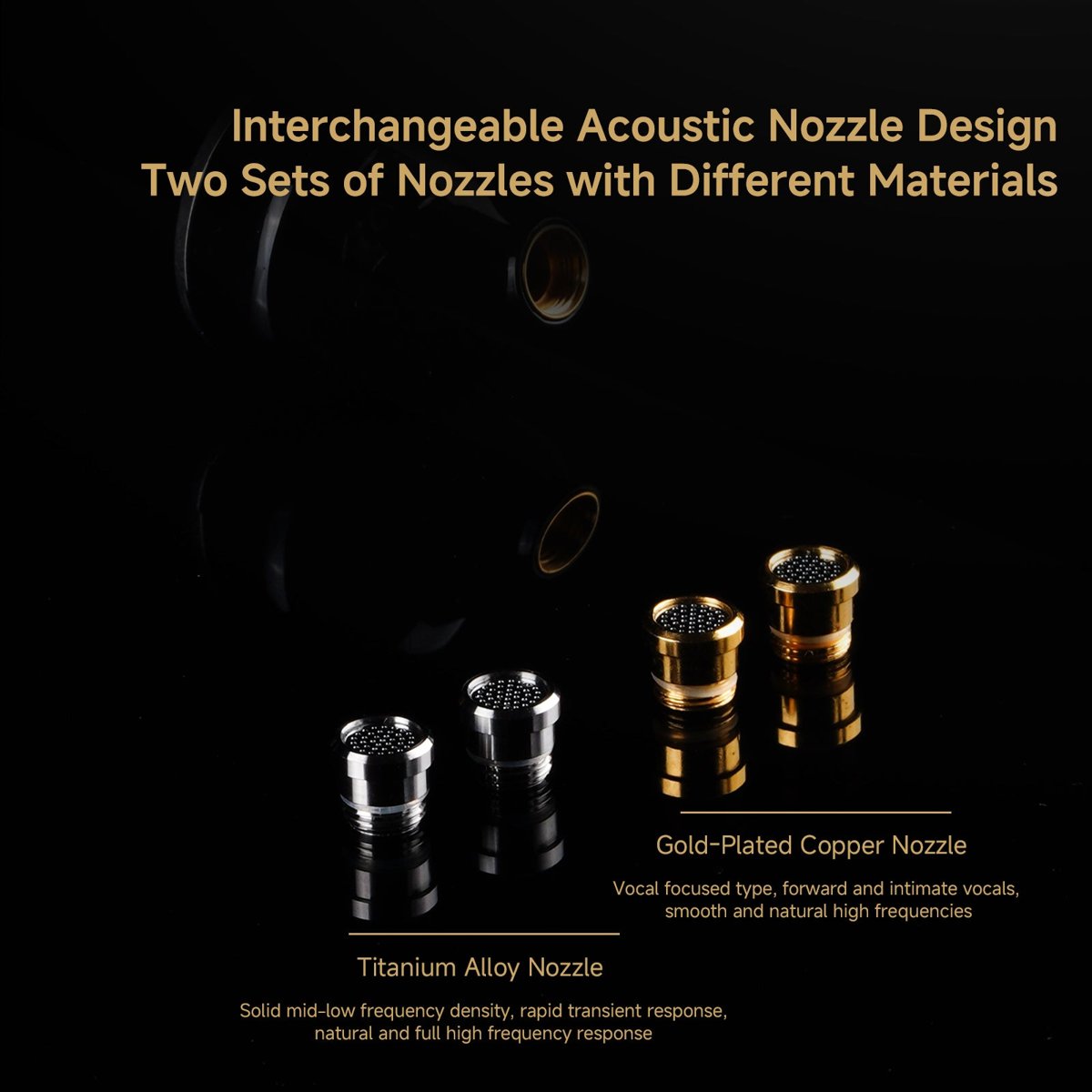 The two interchangeable tuning nozzles. Photo: NiceHCK.