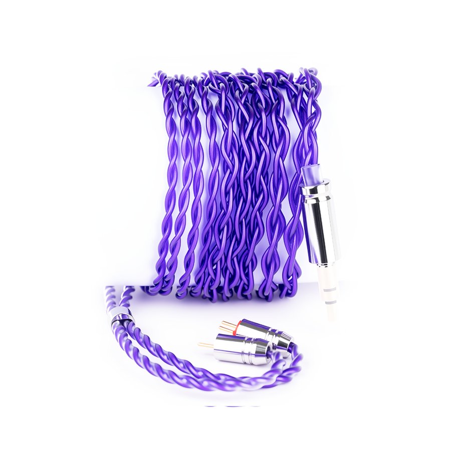 The stock purple cable. Photo: Cozoy.