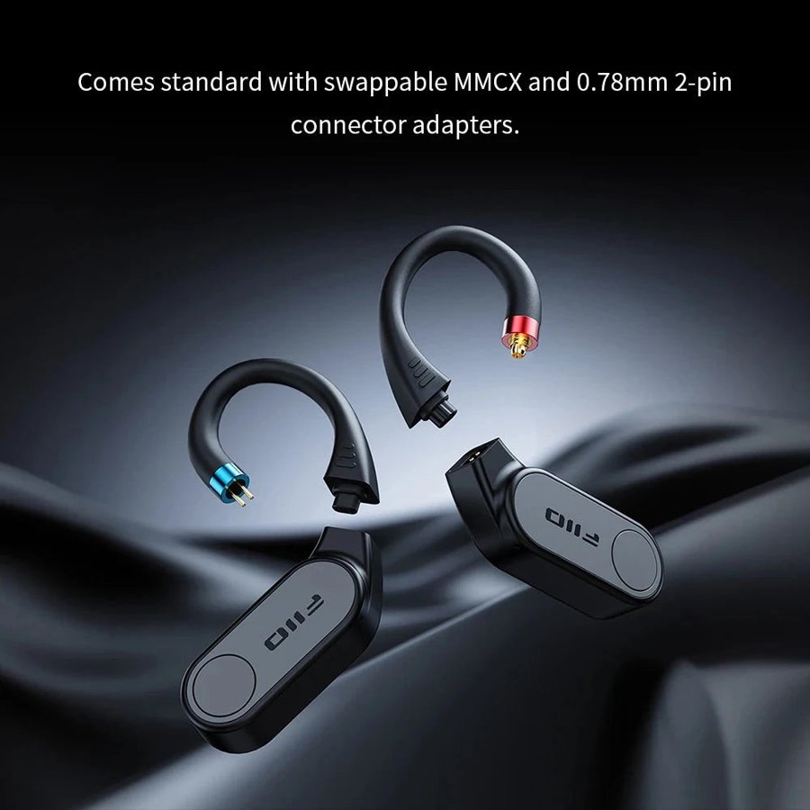 One ear hook with its detachable connector. Photo: FiiO.