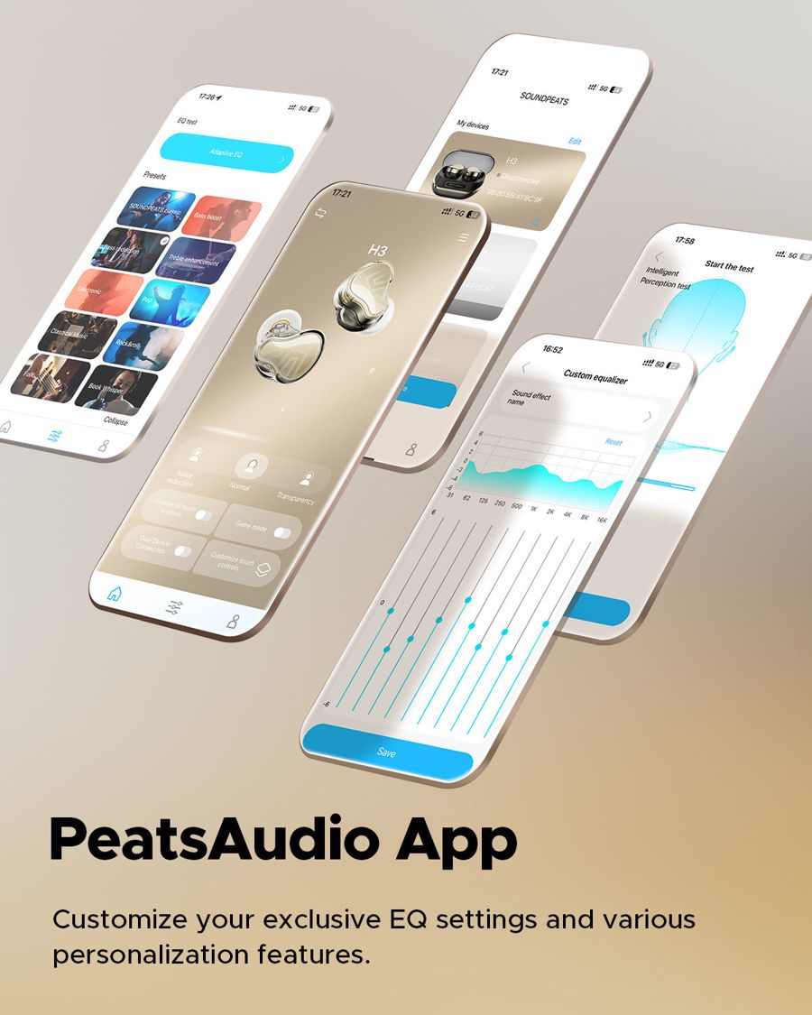 The PeatsAudio app. Graphic: SoundPEATS.