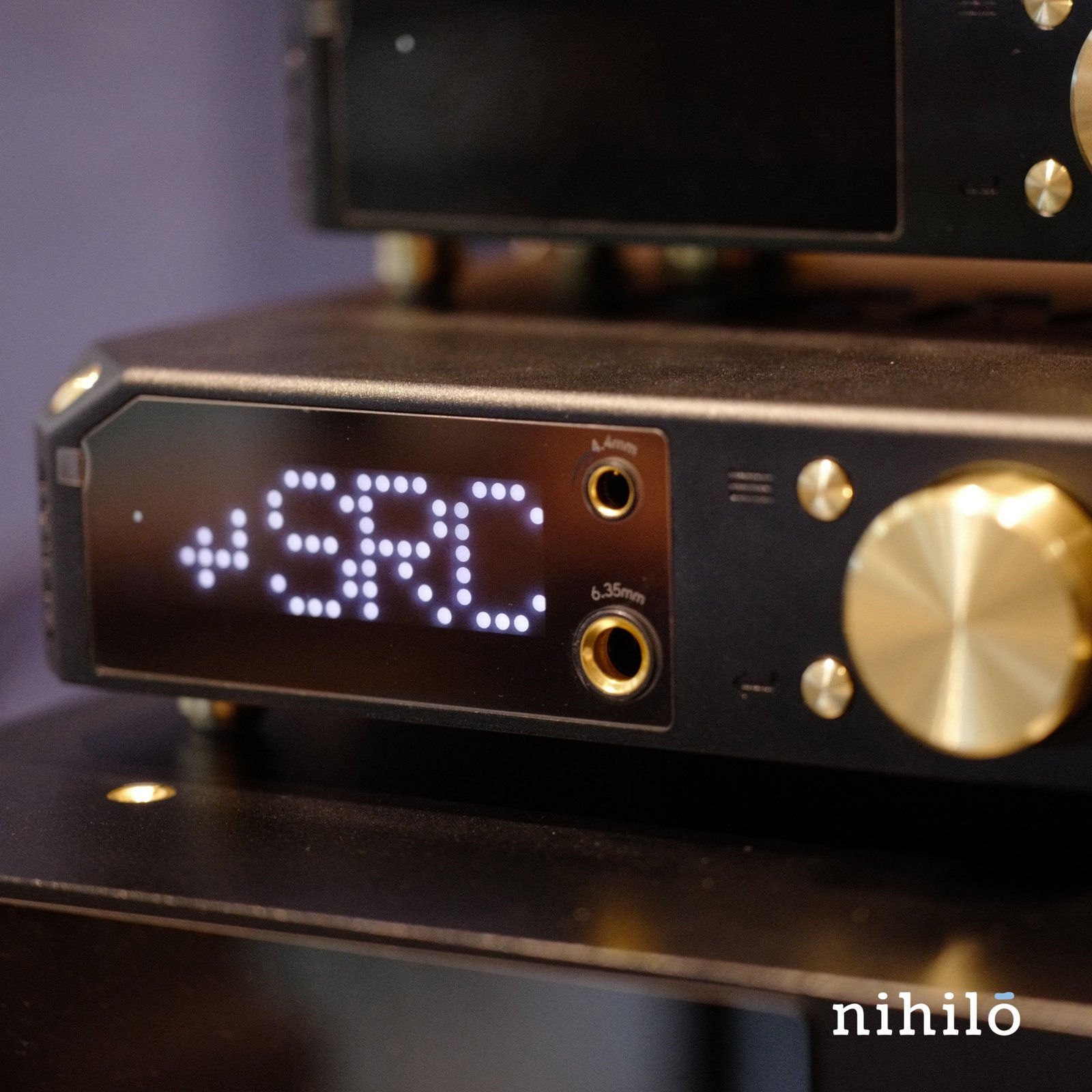 The dot-matrix display. Photo: LAiV, via Nihilo Audio.